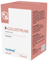 F - Kolostrum Kolostrum 600 mg 60 porcí 36 g FORMEDS